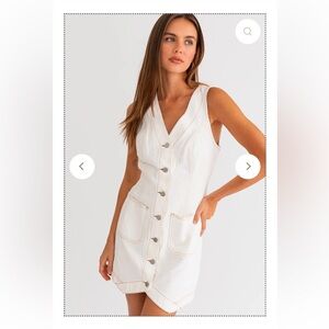 Le Lis Savannah Denim Mini Dress